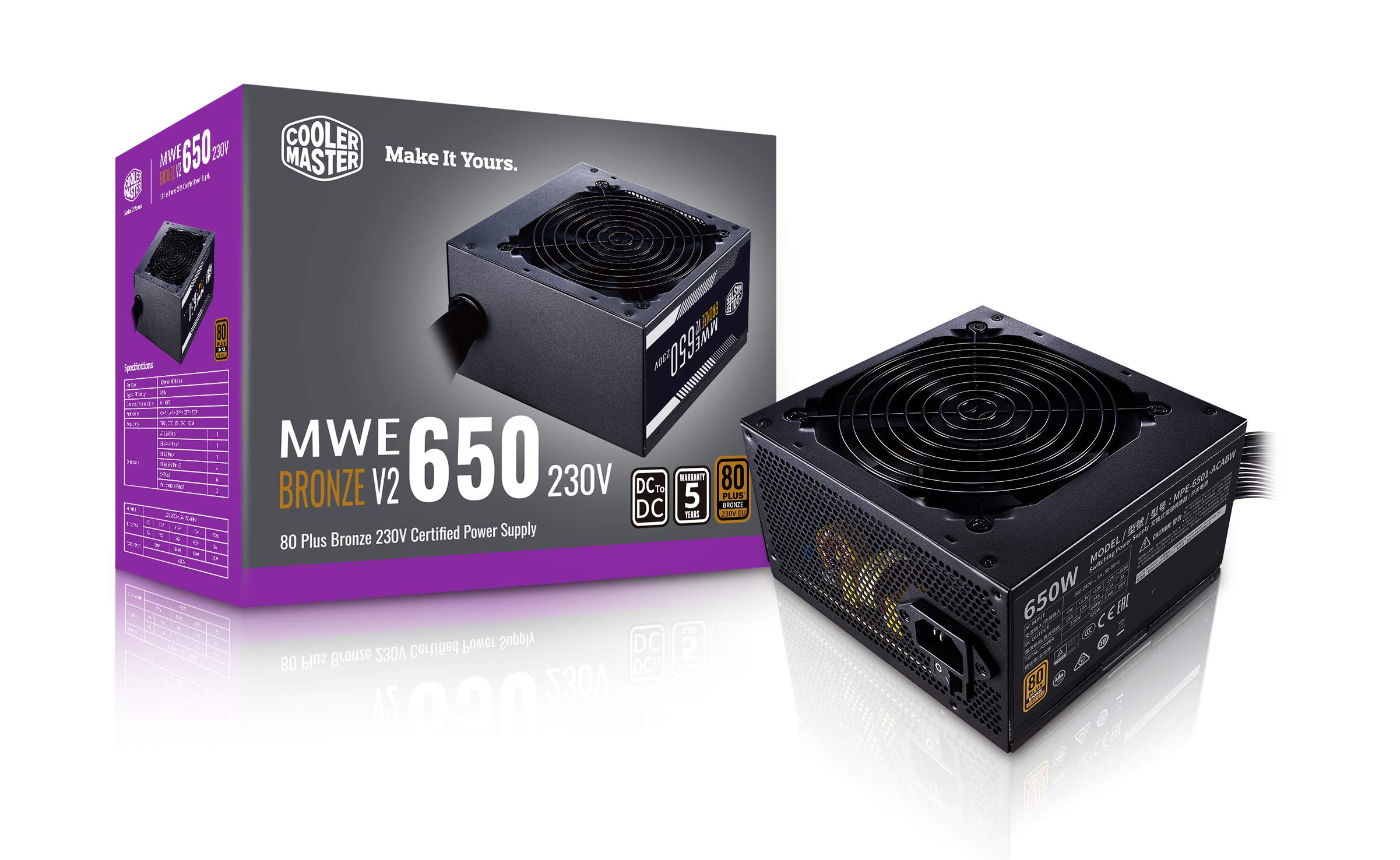 Cooler Master MWE 650W Bronze PSU
