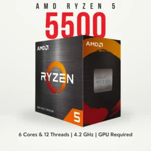 AMD Ryzen 5 5500 6 Core and 12 Threads AM4 Platform