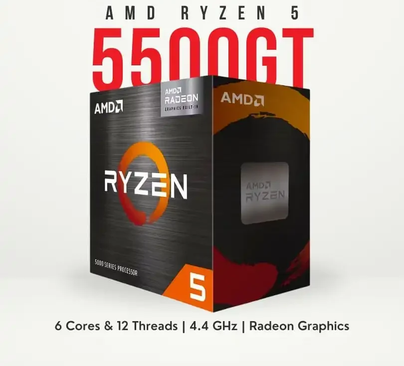 AMD Ryzen 5 5500GT 6 Cores and 12 Threads AM4 with Vega Graphics
