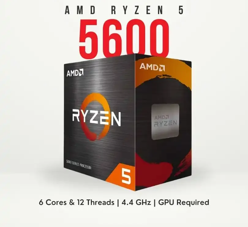 AMD Ryzen 5 5600 6 Cores and 12 Threads AM4 Platform