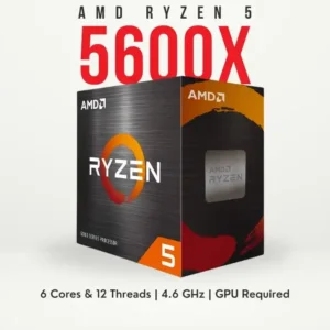 AMD Ryzen 5 5600X 6 Core and 12 Threads AM4 Platform Unlocked Chip