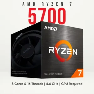 AMD Ryzen 7 5700 8 Core and 16 Thread AM4 Platform