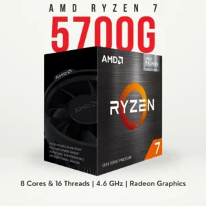 AMD Ryzen 7 5700G 8 Cores and 16 Threads AM4 with Vega Graphics